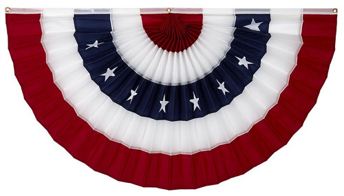 Red/White/Stars/White/Red USA Flag Bunting